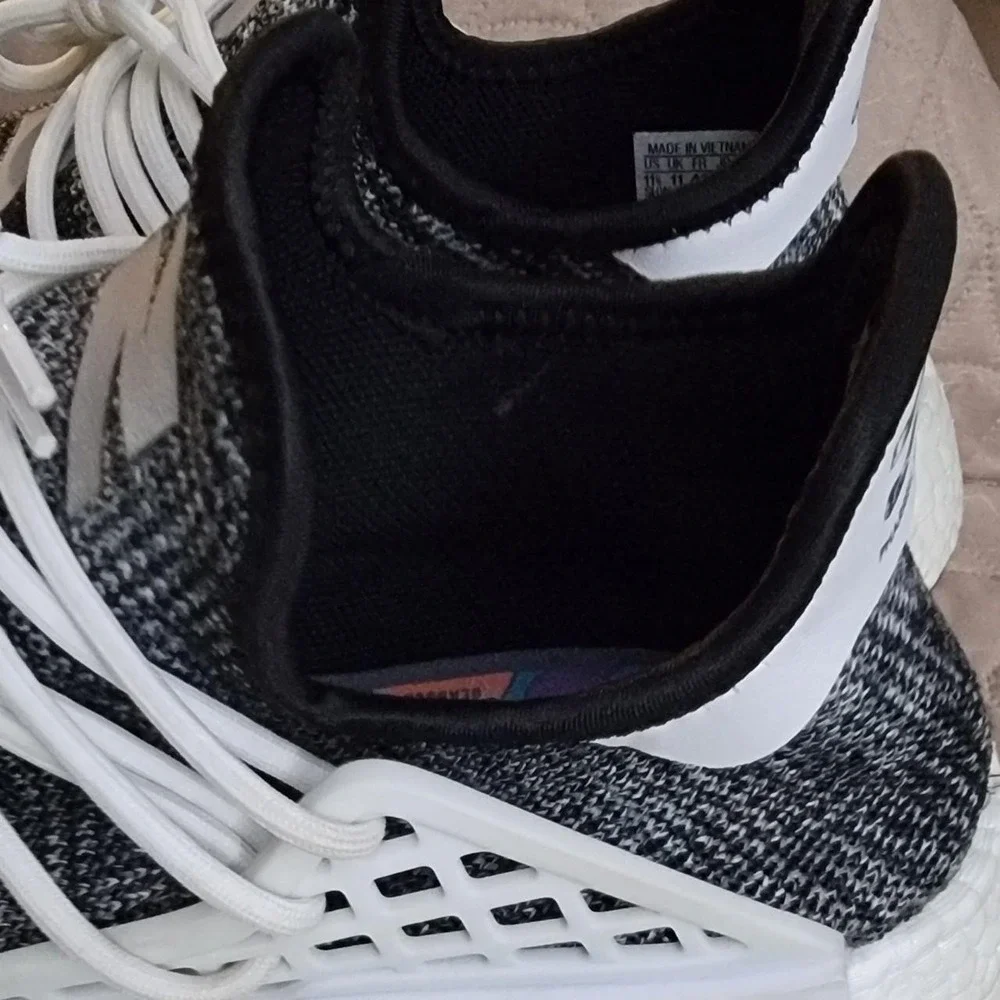 Pharrell Williams Adidas cloud and moon‎ , black and white trainer sneakers